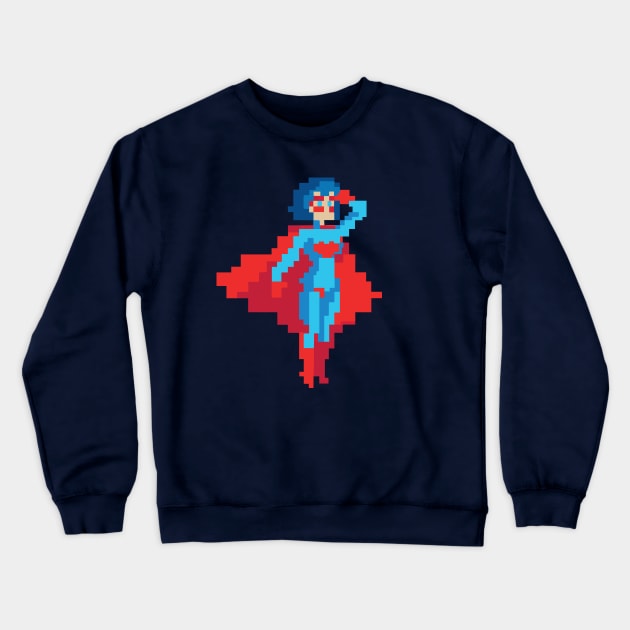 Superheroine Jenny Crewneck Sweatshirt by wamtees